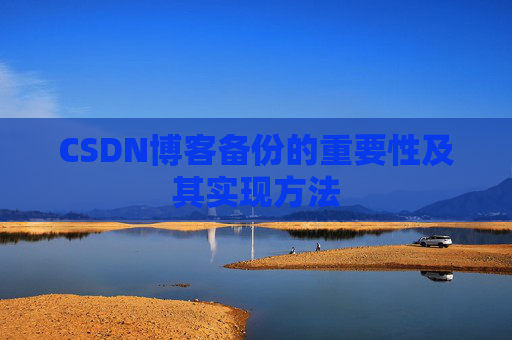 CSDN博客备份的重要性及其实现方法